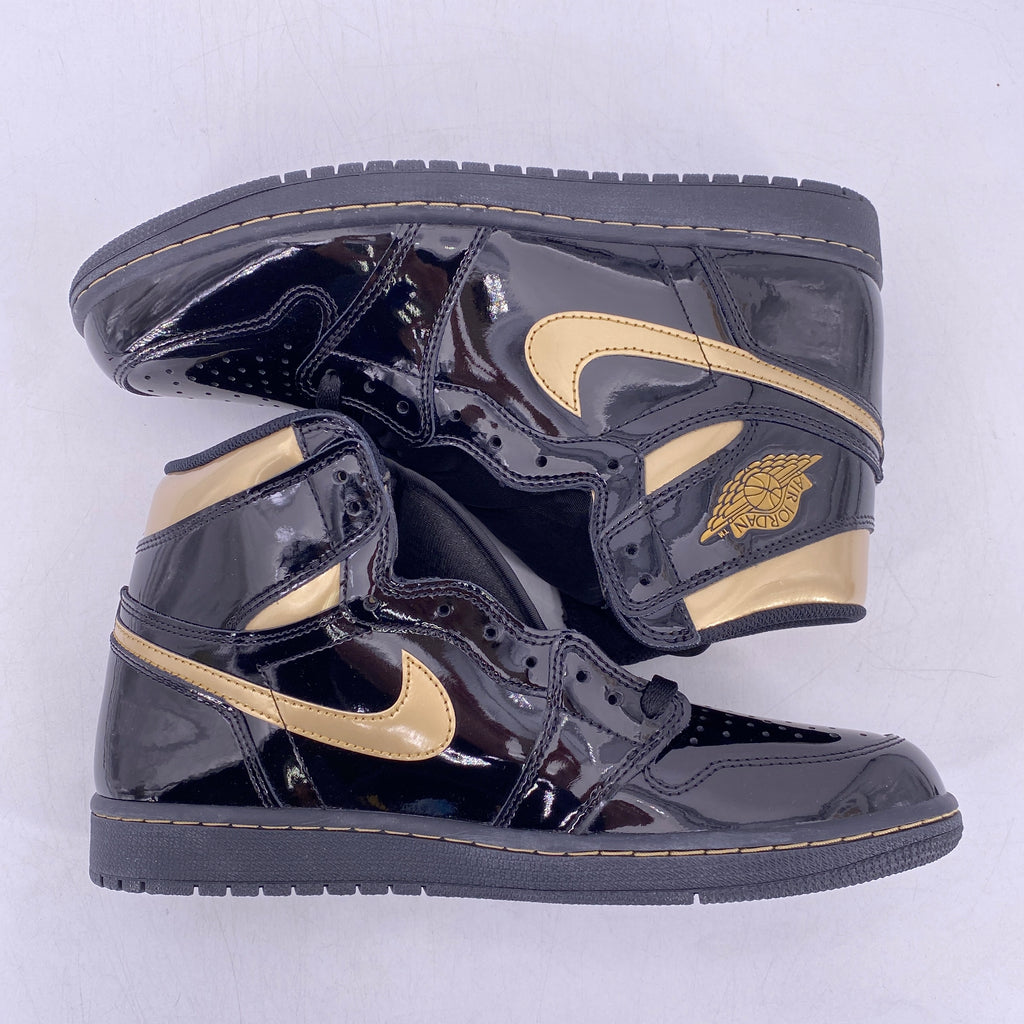 Air Jordan 1 Retro High "Black Metallic Gold" 2020 New Size 10