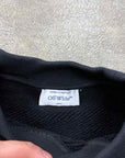 OFF-WHITE Crewneck Sweater "SKATE" Black Used Size M