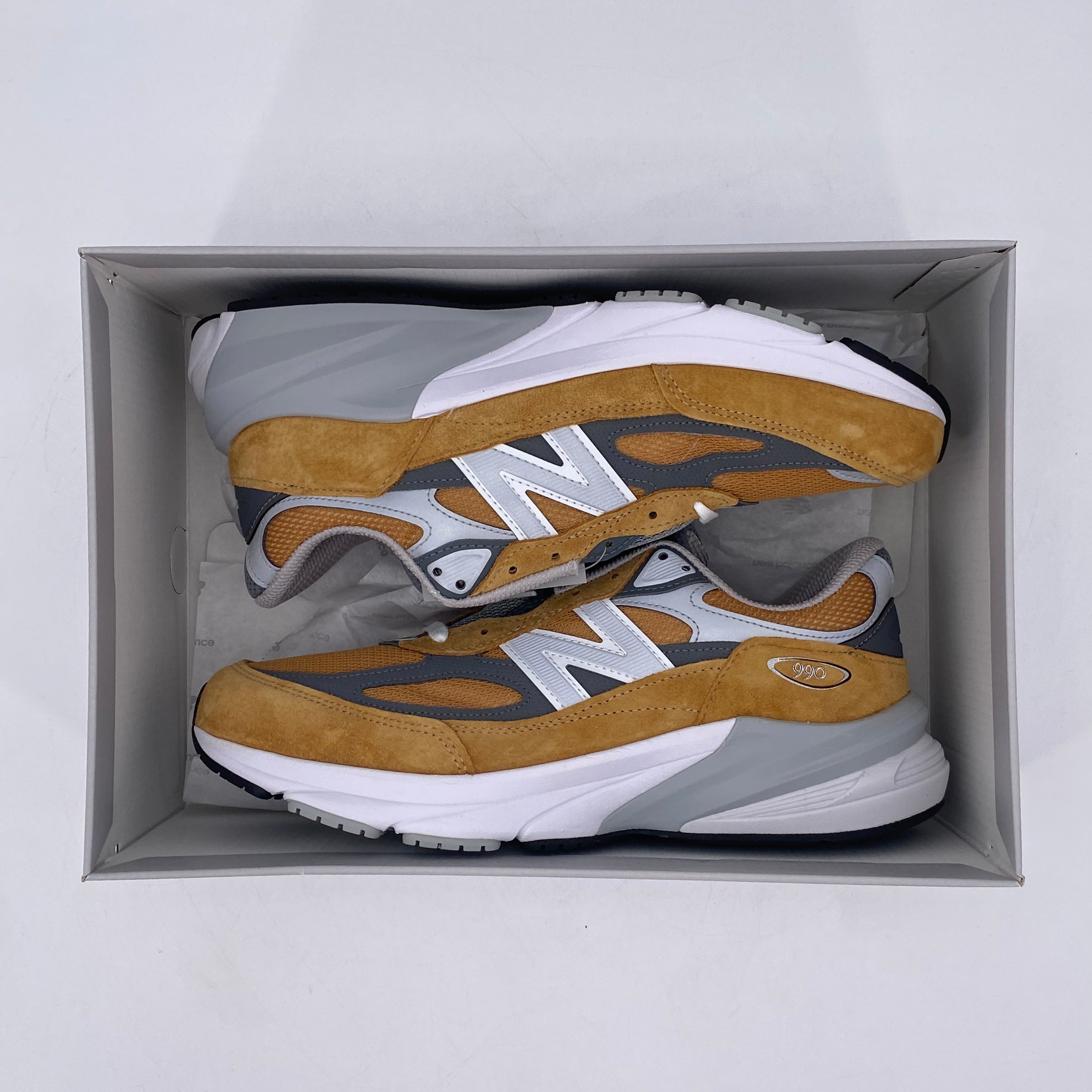 New Balance 990v6 &quot;Workwear Grey&quot; 2024 New Size 9.5