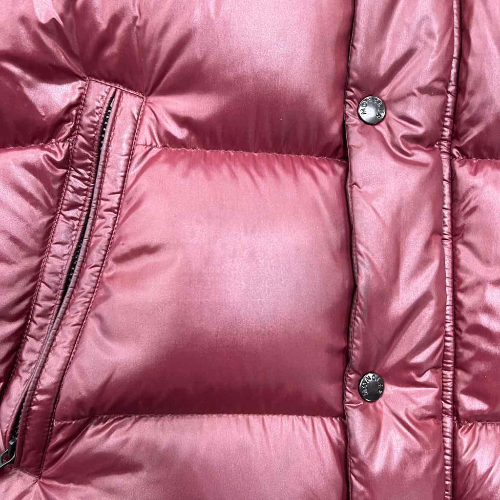 Moncler Keith Jacket "FRAGMENT" Burgundy Used Size 5