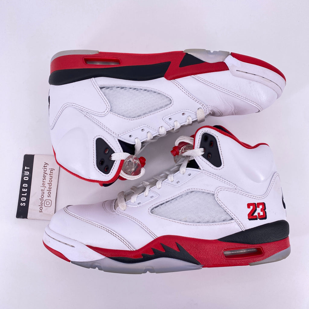 Air Jordan 5 Retro "Fire Red Black Tongue" 2025 Used Size 9.5