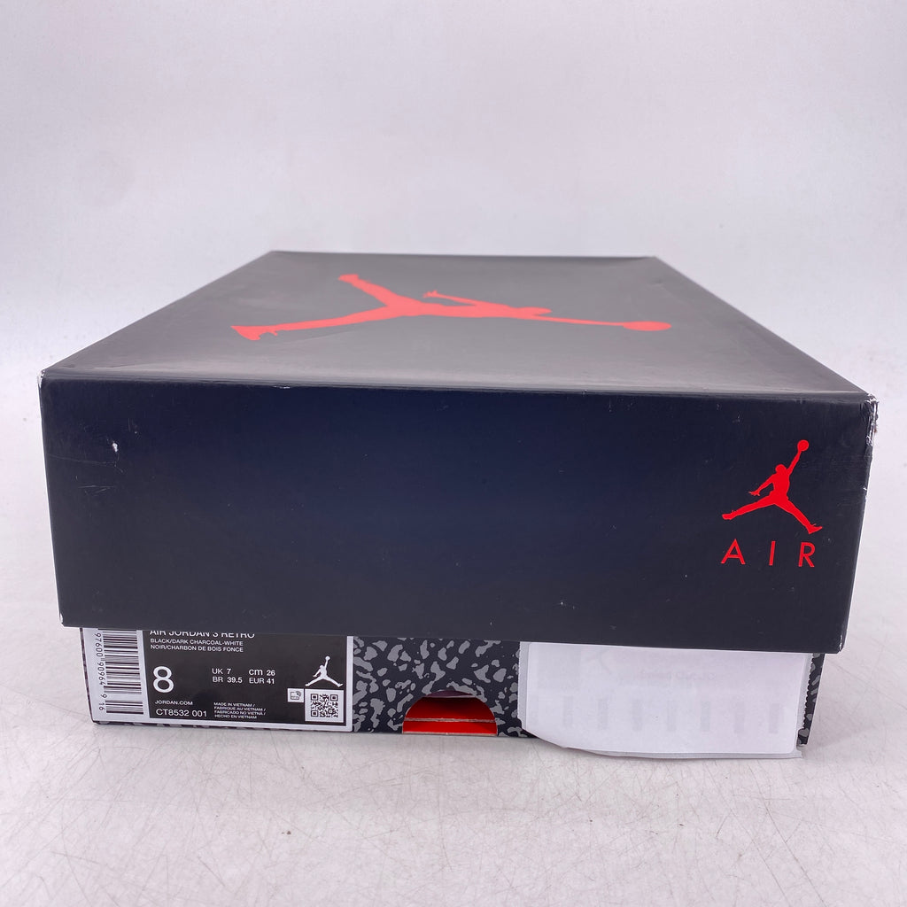 Air Jordan 3 Retro "Black Cat" 2025 Used Size 8