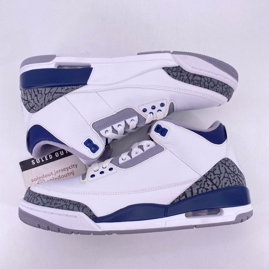 Air Jordan 3 Retro "Midnight Navy" 2023 New Size 9.5