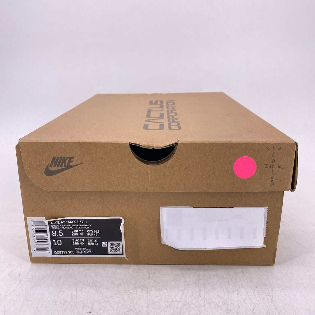 Nike Air Max 1 / CJ "Baroque Brown" 2022 Used Size 8.5