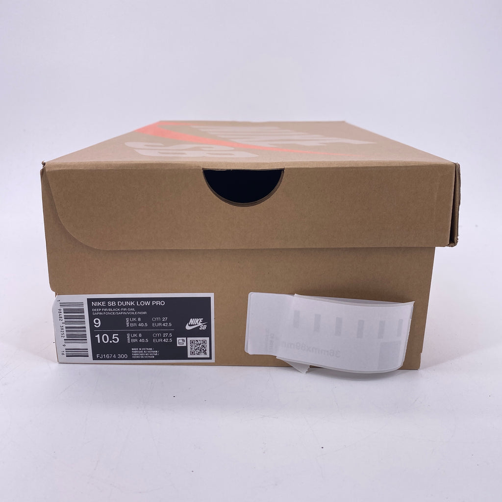 Nike SB Dunk Low Pro "Deep Fir" 2025 New Size 9