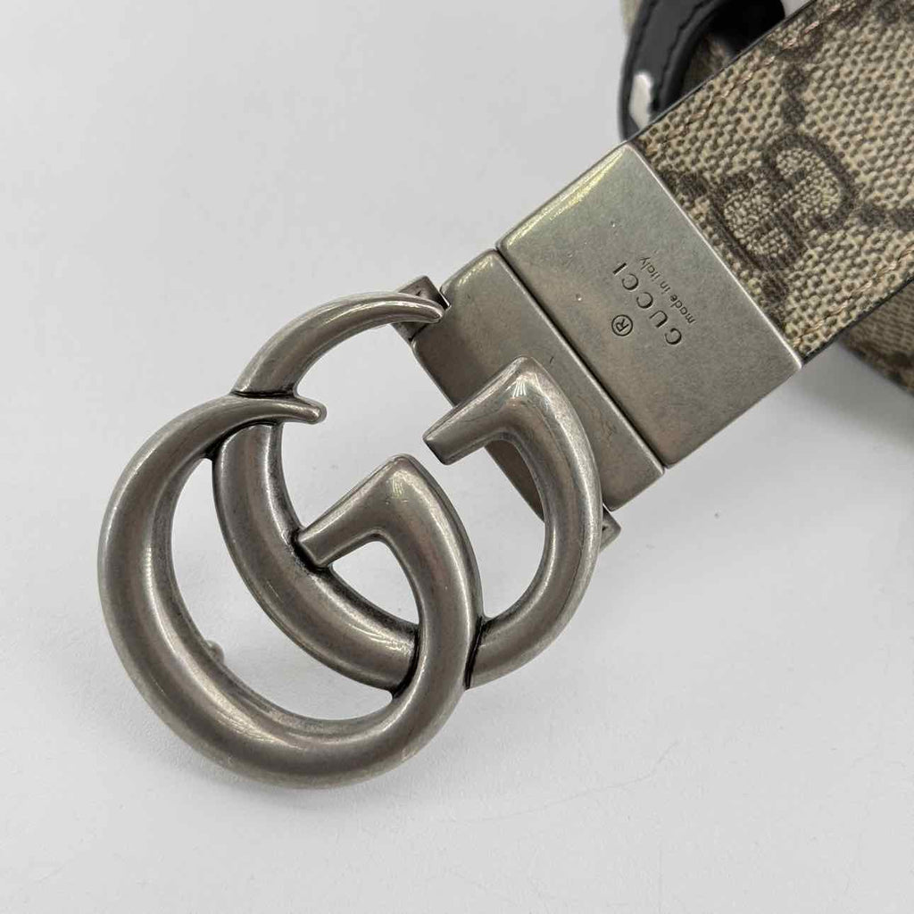 Gucci Belt "GG SUPREME" Used Beige Size 40