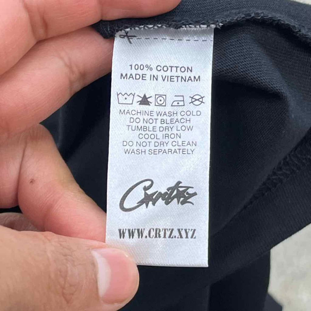 Corteiz T-Shirt "SNICKER" Black New Size L
