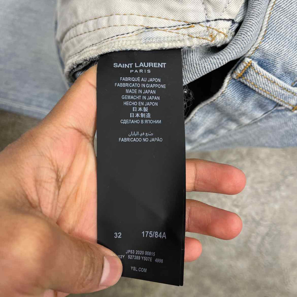 Saint Laurent Jeans "D02 SLIM" Blue Used Size 32