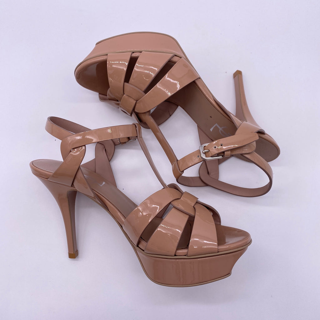 Saint Laurent Tribute "75 Ysl Heels"  New Size 36.5