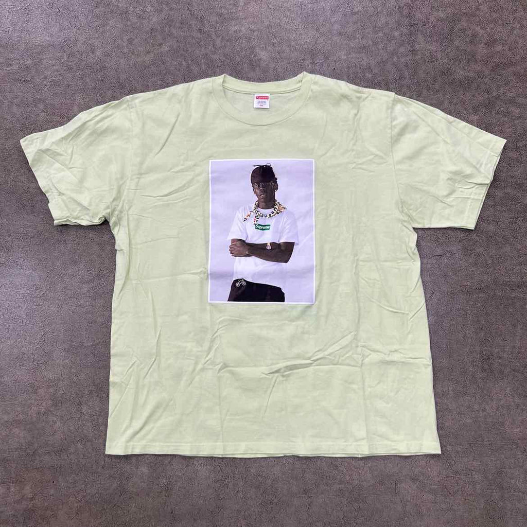 Supreme T-Shirt "TYLER THE CREATOR" Pale Mint Used Size 2XL