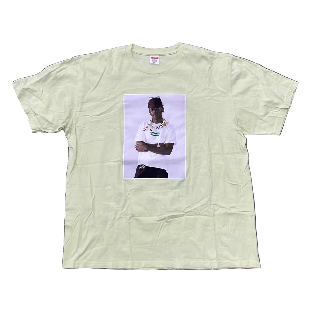 Supreme T-Shirt "TYLER THE CREATOR" Pale Mint Used Size 2XL