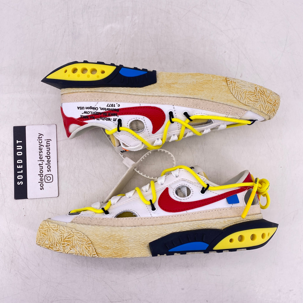 Nike Blazer Low / OW "Ow University Red" 2022 Used Size 3.5