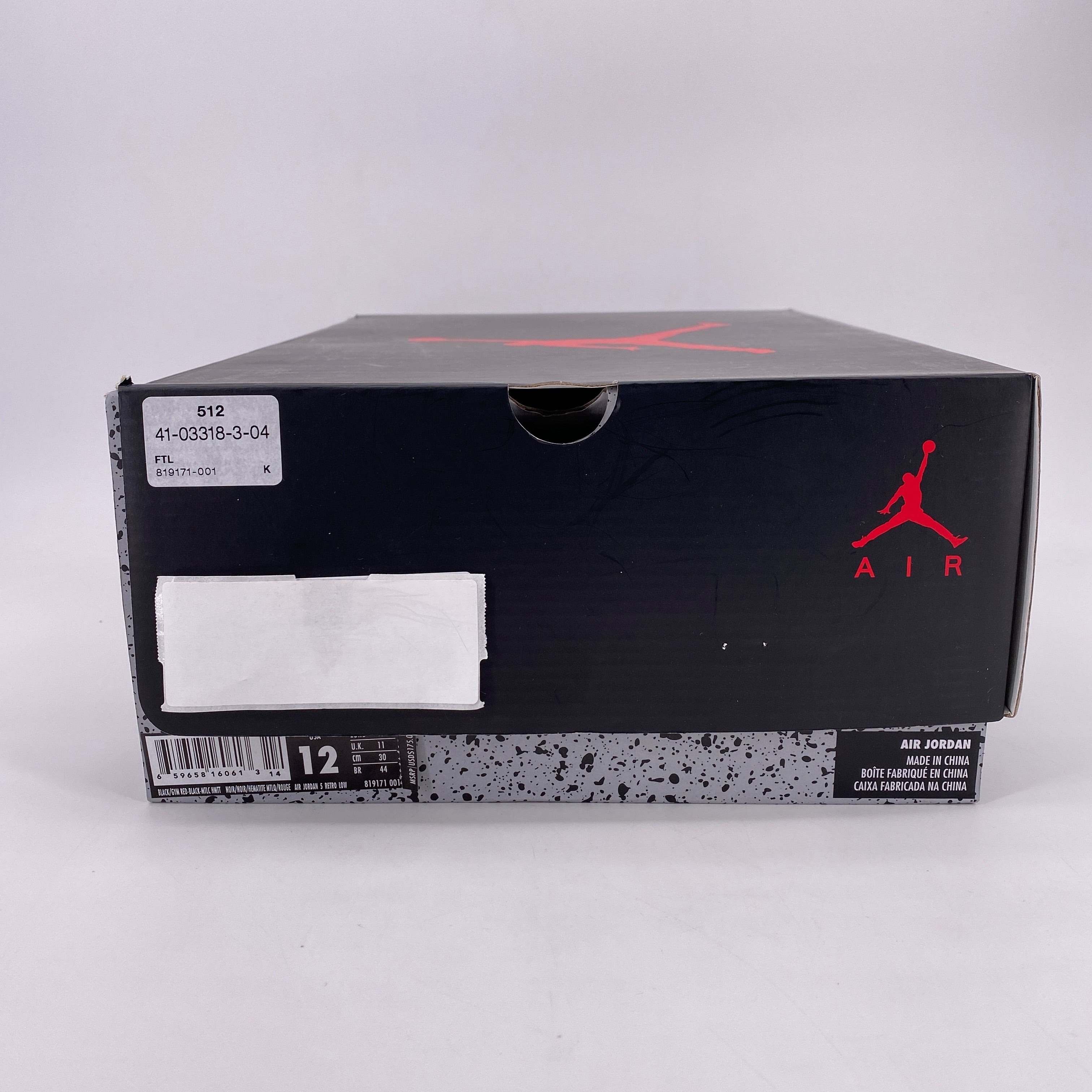 Air Jordan 5 Retro Low "Alternate 90" 2016 New Size 12
