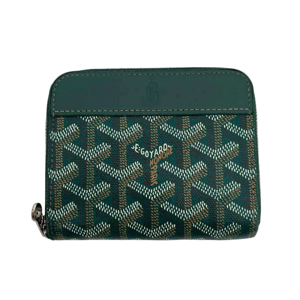Goyard Wallet "MATIGNON" Used Green Size OS
