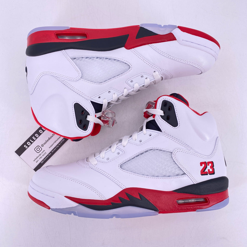 Air Jordan 5 Retro "Fire Red Black Tongue" 2025 New Size 10.5