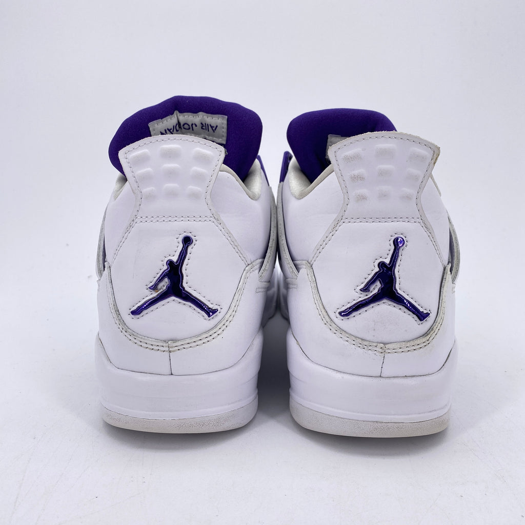 Air Jordan 4 Retro "Metallic Purple" 2020 Used Size 9.5