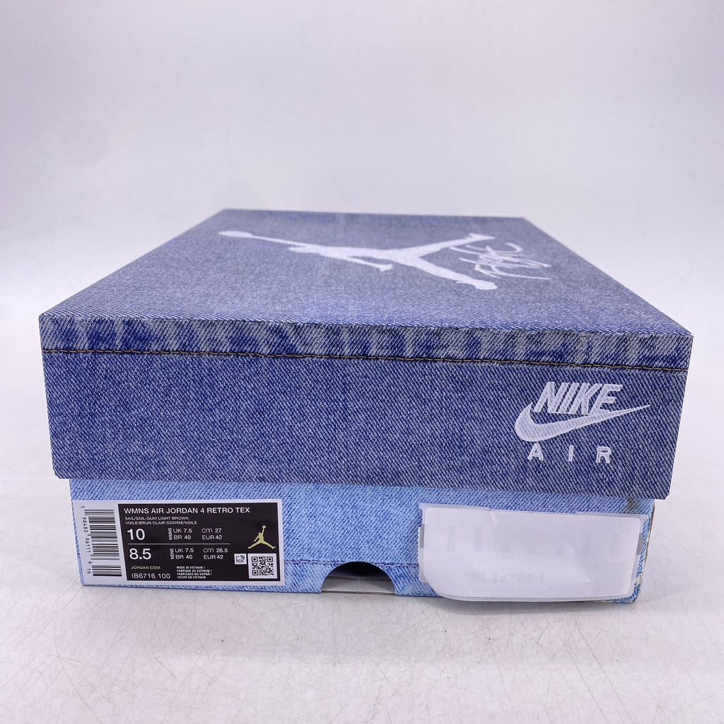 Air Jordan (W) 4 Retro "Denim Worn Blue" 2025 New Size 10W