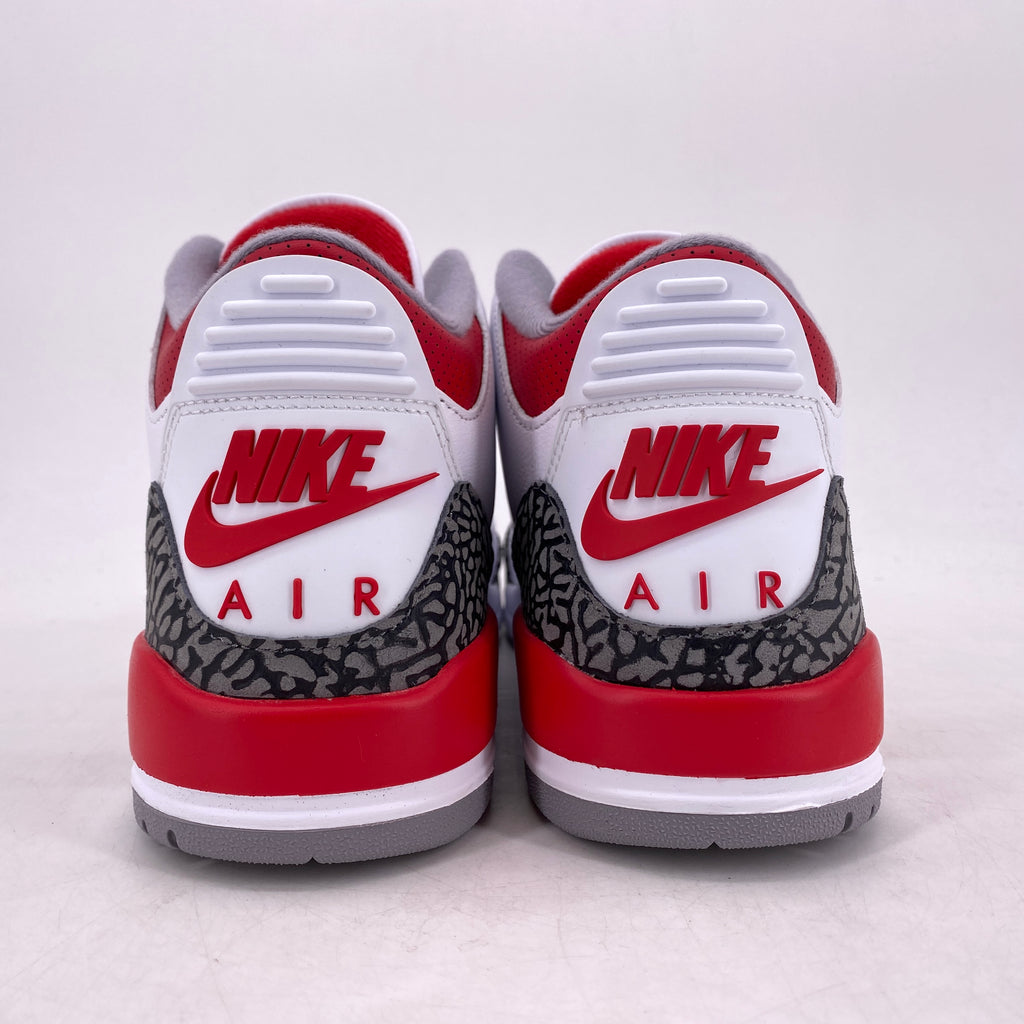 Air Jordan 3 Retro "Fire Red" 2022 New Size 9.5