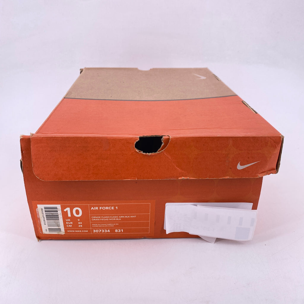 Nike Air Force 1 "Carnival Orange Flash" 2003 Used Size 10