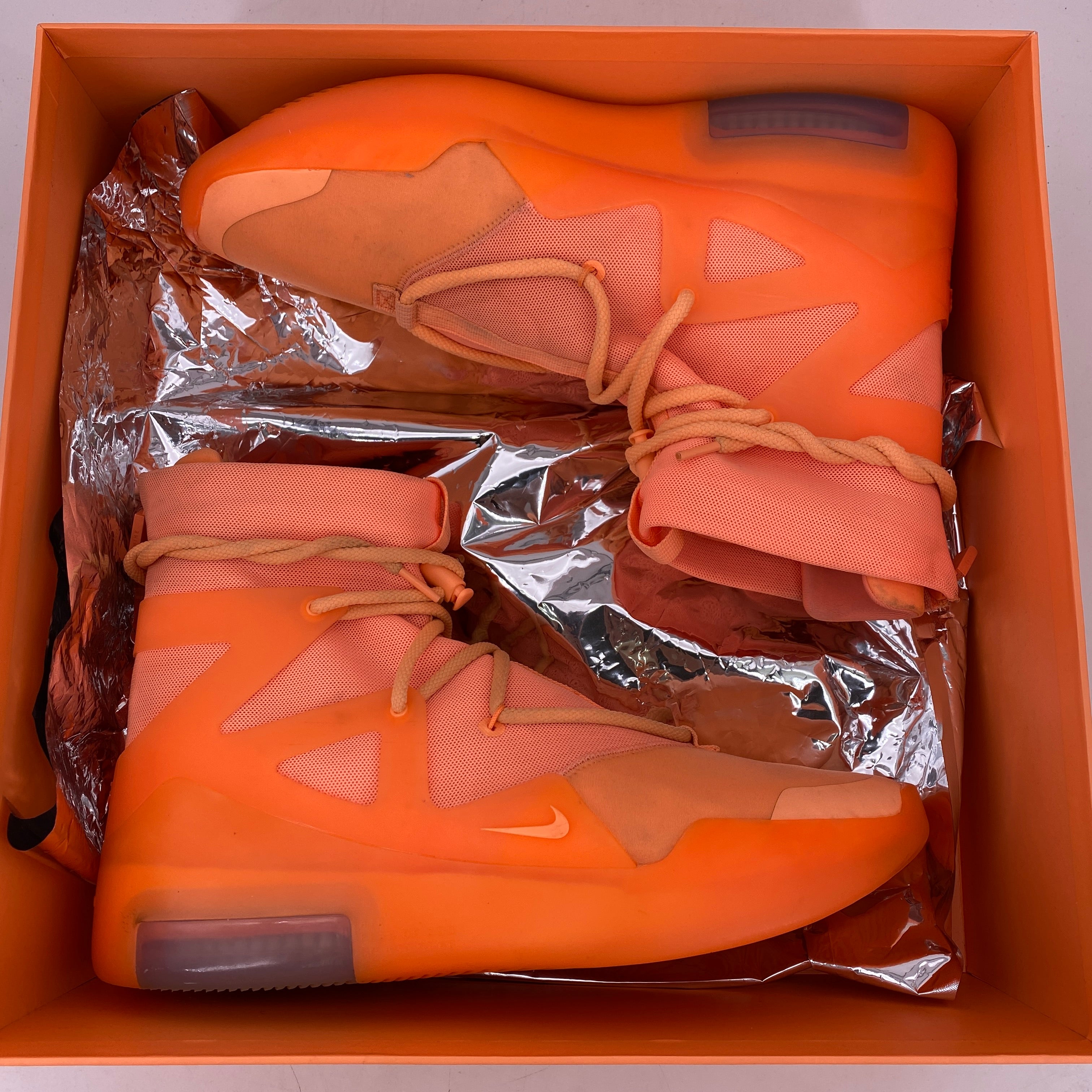 Nike Air Fear of God 1 &quot;Orange Pulse&quot; 2019 Used Size 12
