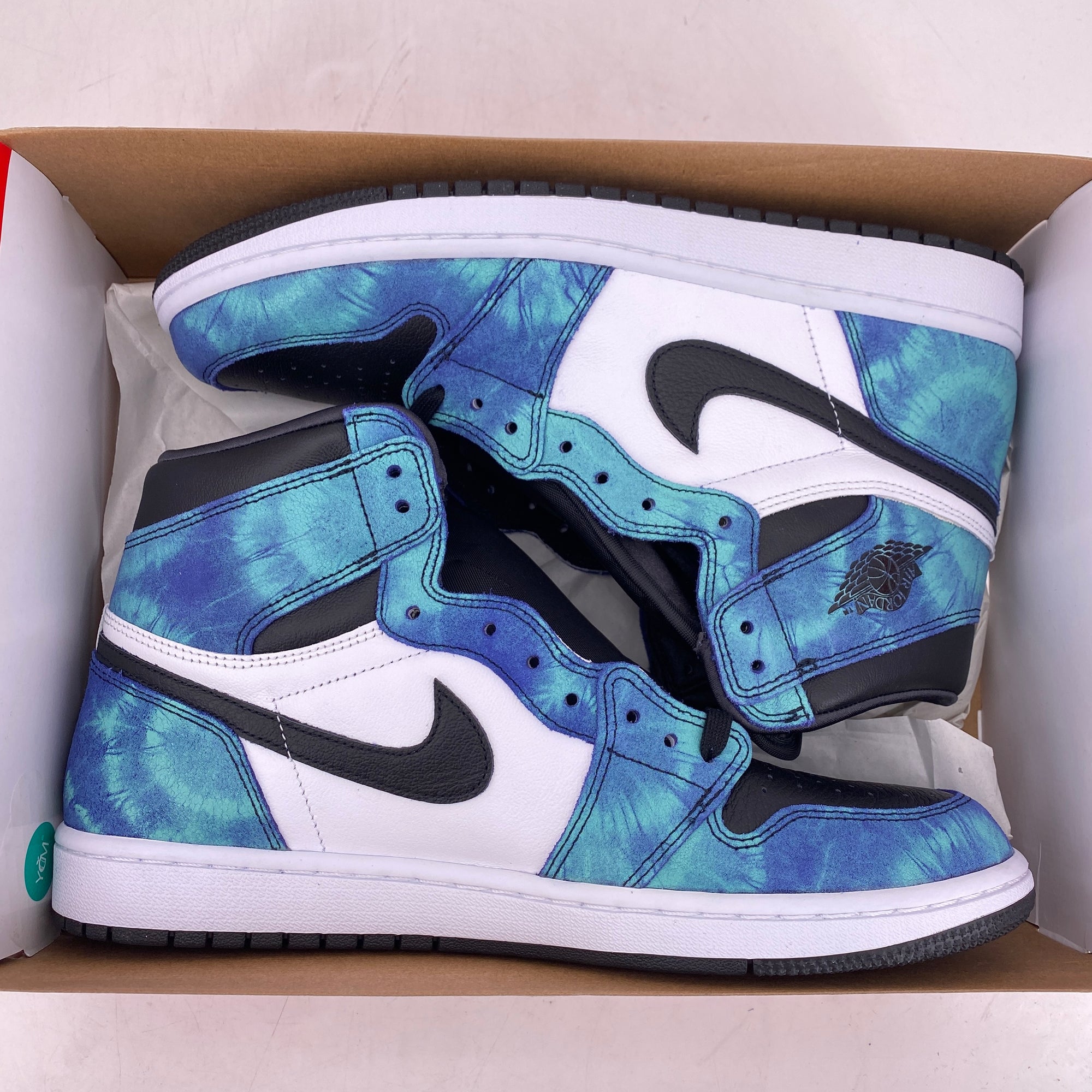 Air Jordan (W) 1 Retro High OG &quot;Tie Dye&quot; 2020 New Size 12W