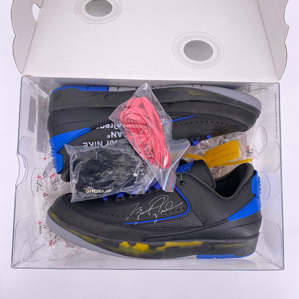 Air Jordan 2 Retro "Ow Black Blue" 2021 New Size 10