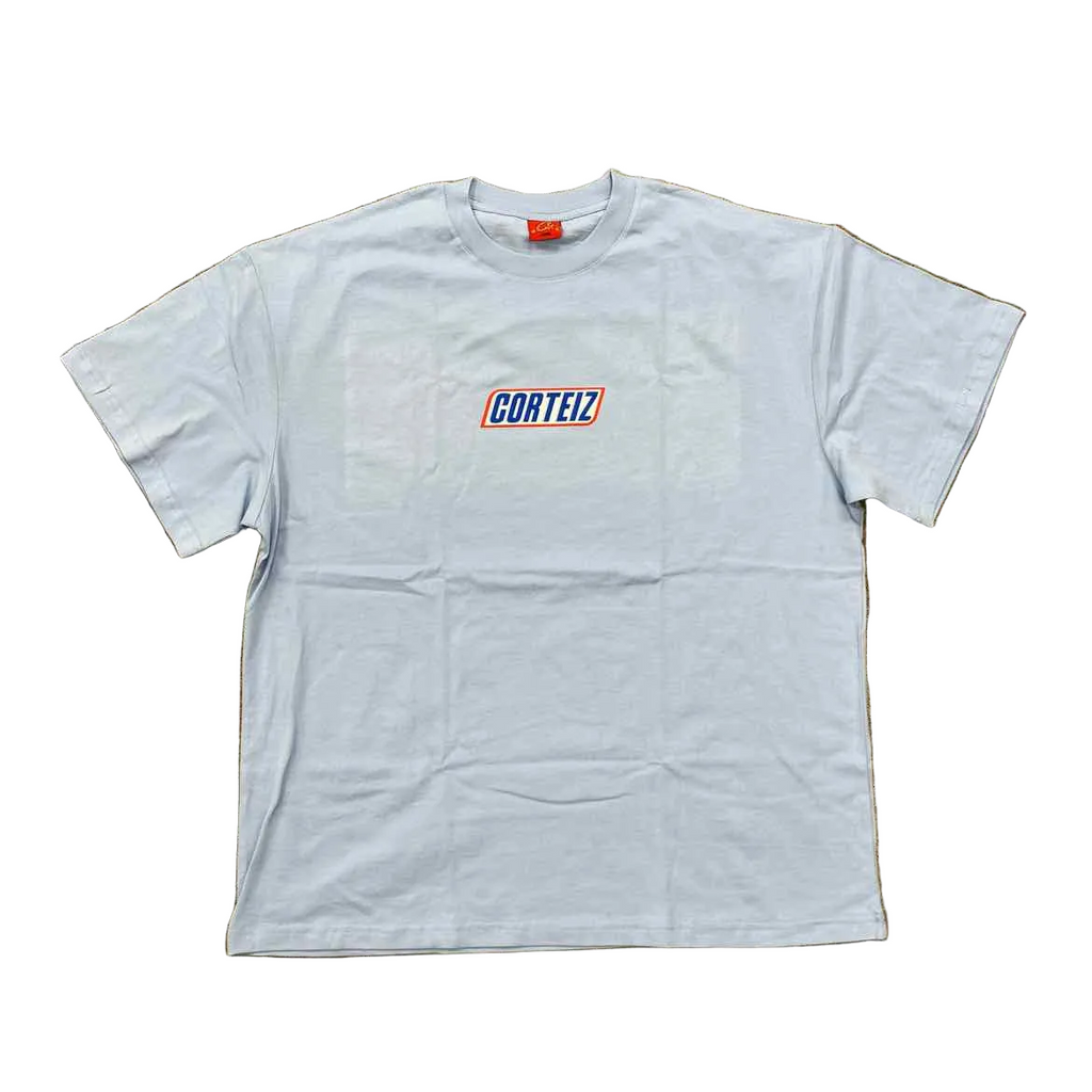 Corteiz T-Shirt "SNICKER" Blue New Size L