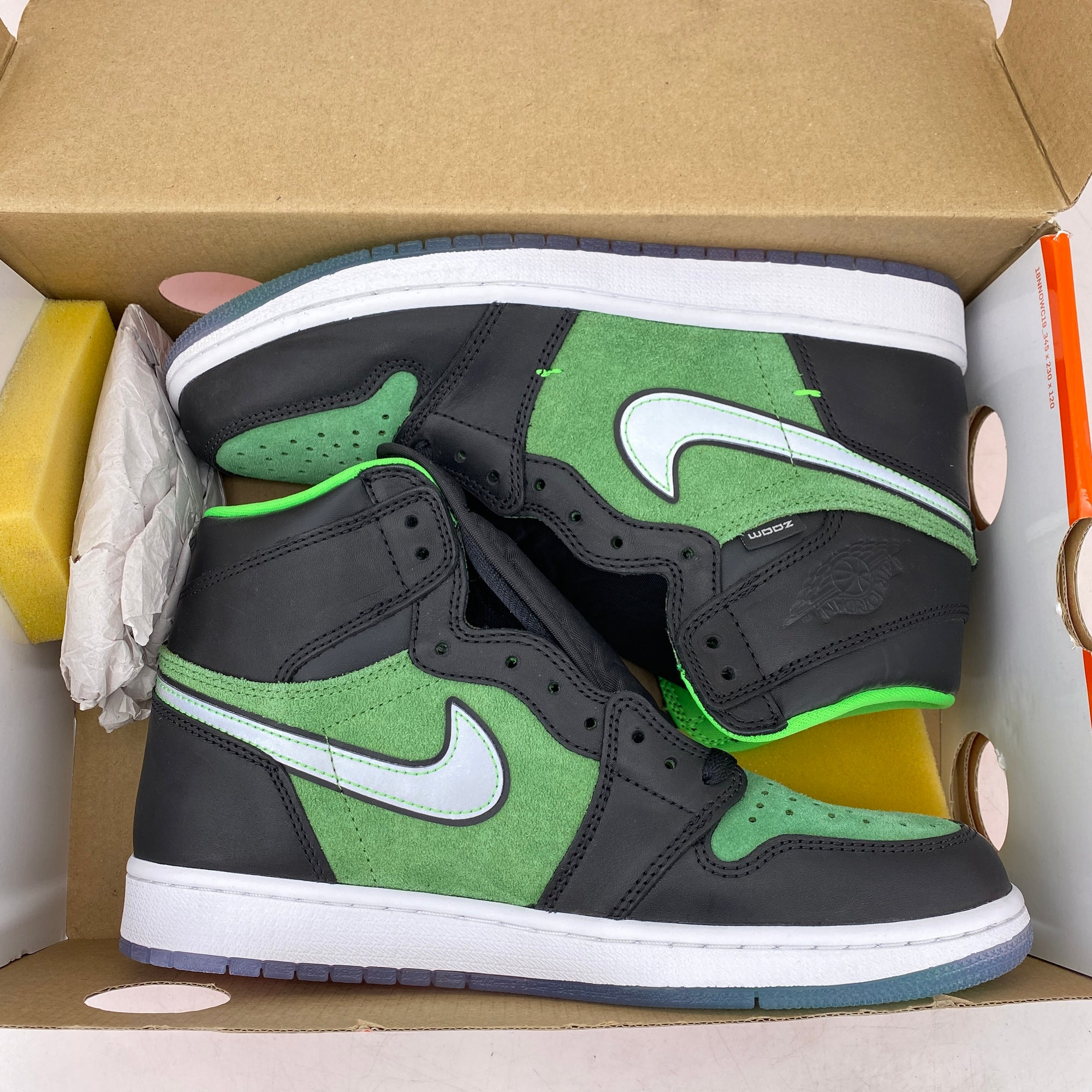 Air Jordan 1 Retro High OG &quot;Zen Green&quot; 2020 New Size 9.5