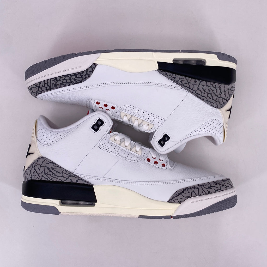 Air Jordan 3 Retro "White Cement" 2023 New Size 12.5