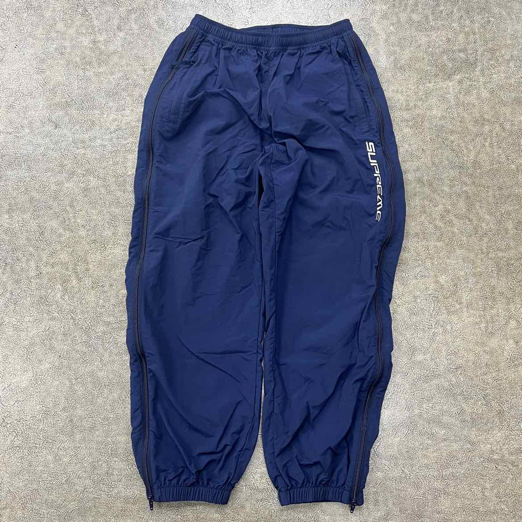 Supreme Track Pants "SPELLOUT" Navy Used Size S