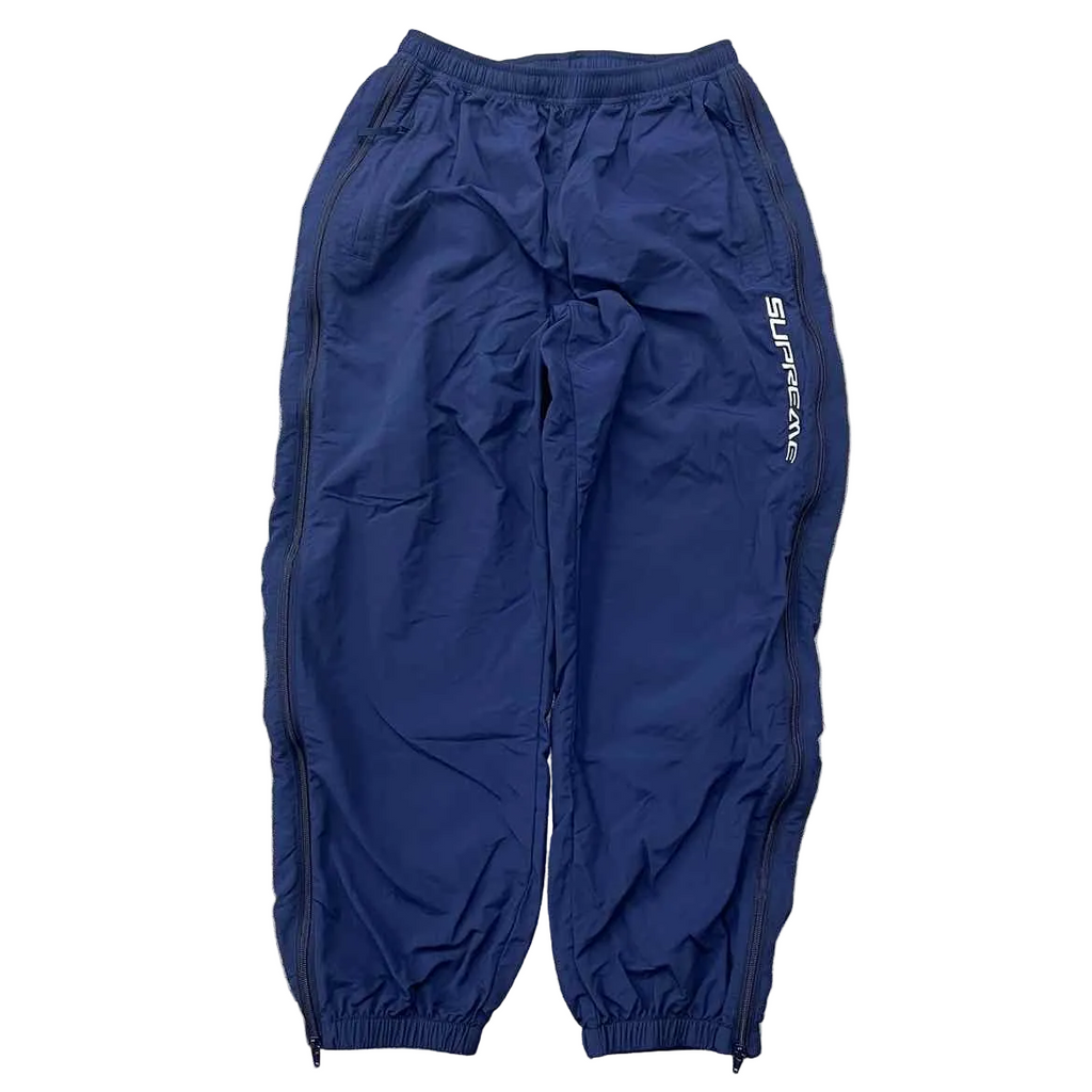 Supreme Track Pants "SPELLOUT" Navy Used Size S