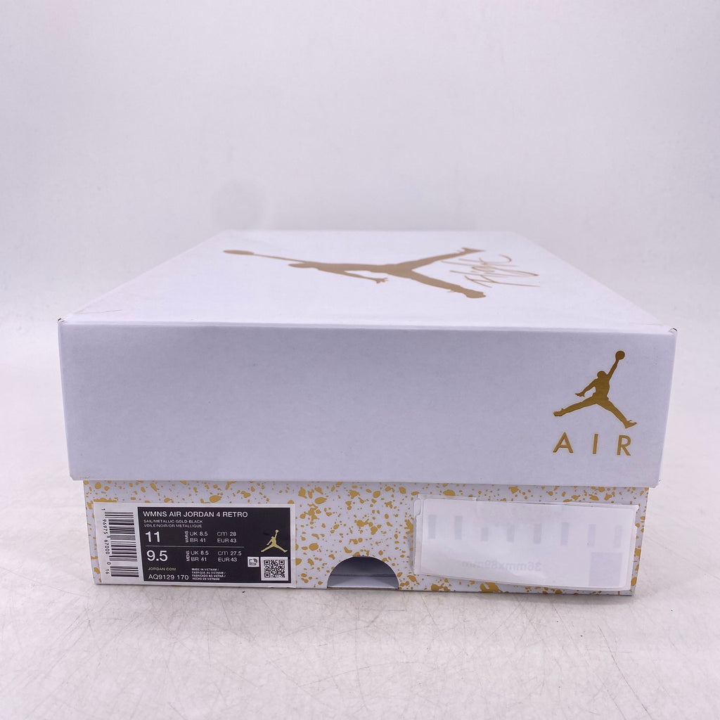 Air Jordan (W) 4 Retro "Metallic Gold" 2024 New Size 11W