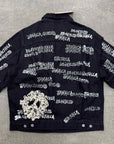 Denim Tears Denim Jacket "STUSSY X OUR LEGACY" Black Used Size L