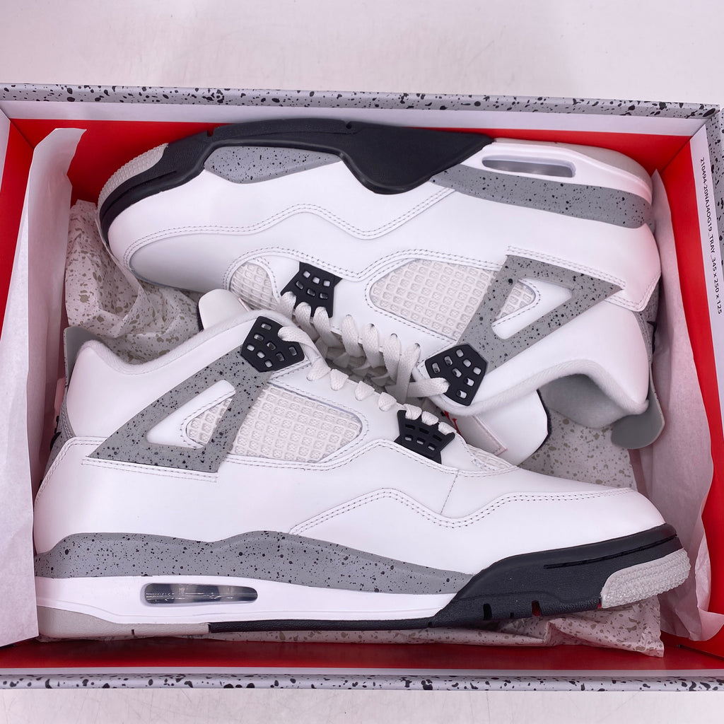 Air Jordan 4 Retro "White Cement" 2025 New Size 11