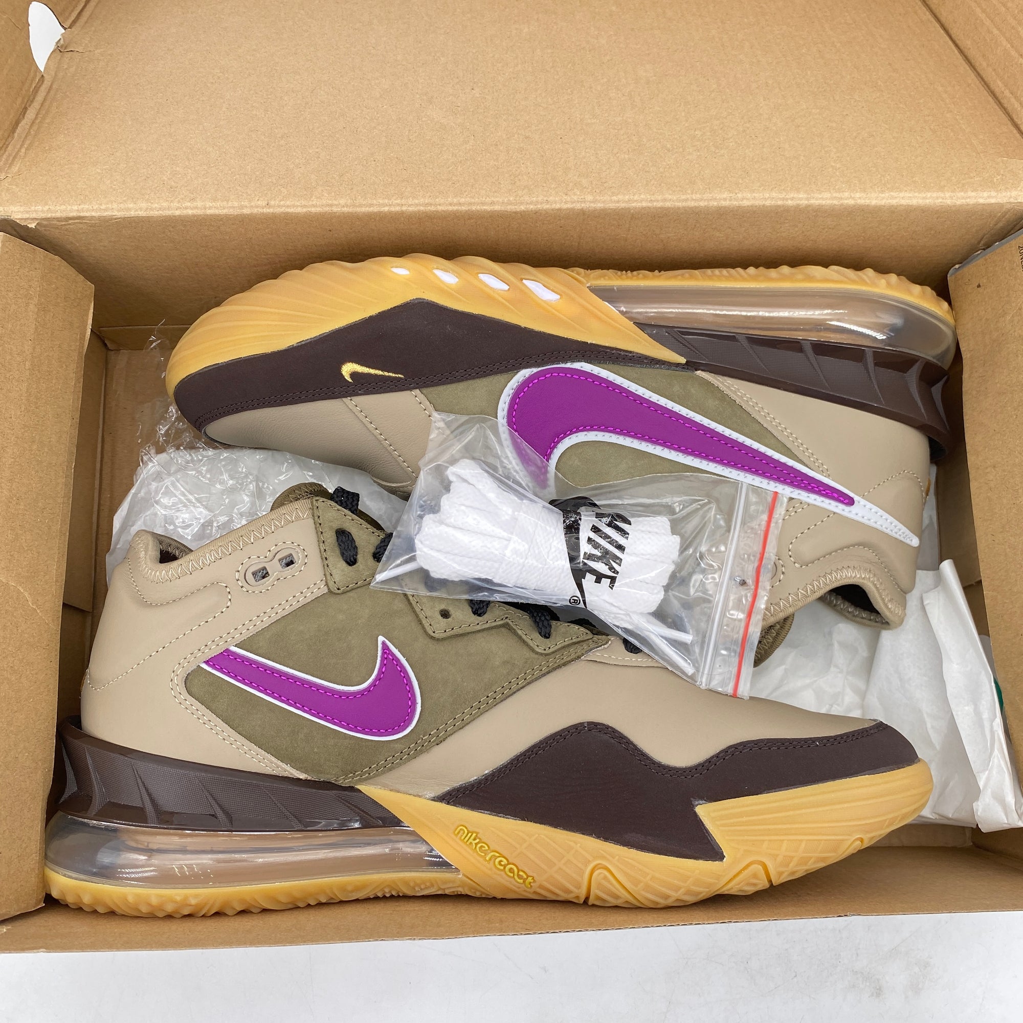 Nike Lebron 18 Low &quot;Atmos Viotech&quot; 2021 New Size 11