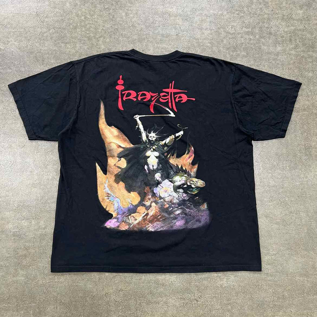 Supreme T-Shirt "SCRIPT" Black Used Size 2XL