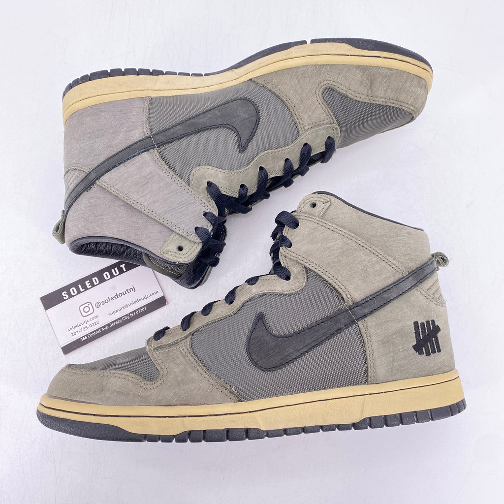 Nike Dunk High "Undftd Ballistic Green" 2013 Used Size 8.5