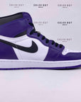 Air Jordan 1 Retro High OG "Court Purple 2.0" 2020 New Size 10