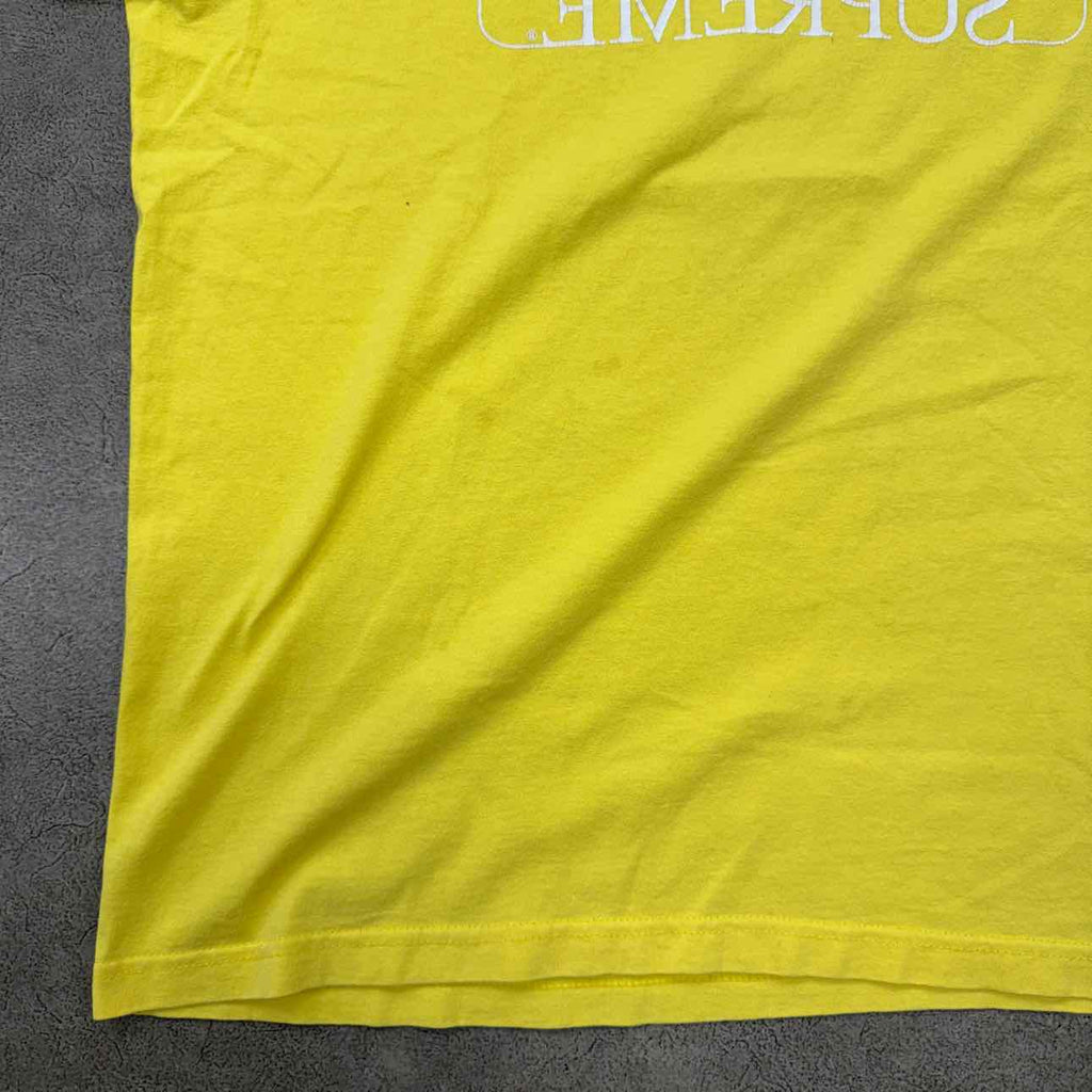 Supreme T-Shirt "AMADEUS" Yellow Used Size XL
