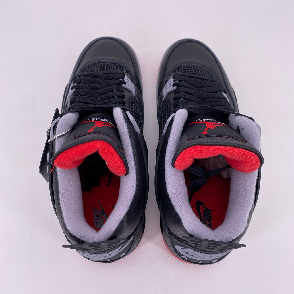 Air Jordan 4 Retro "Bred Reimagined" 2024 New Size 10.5