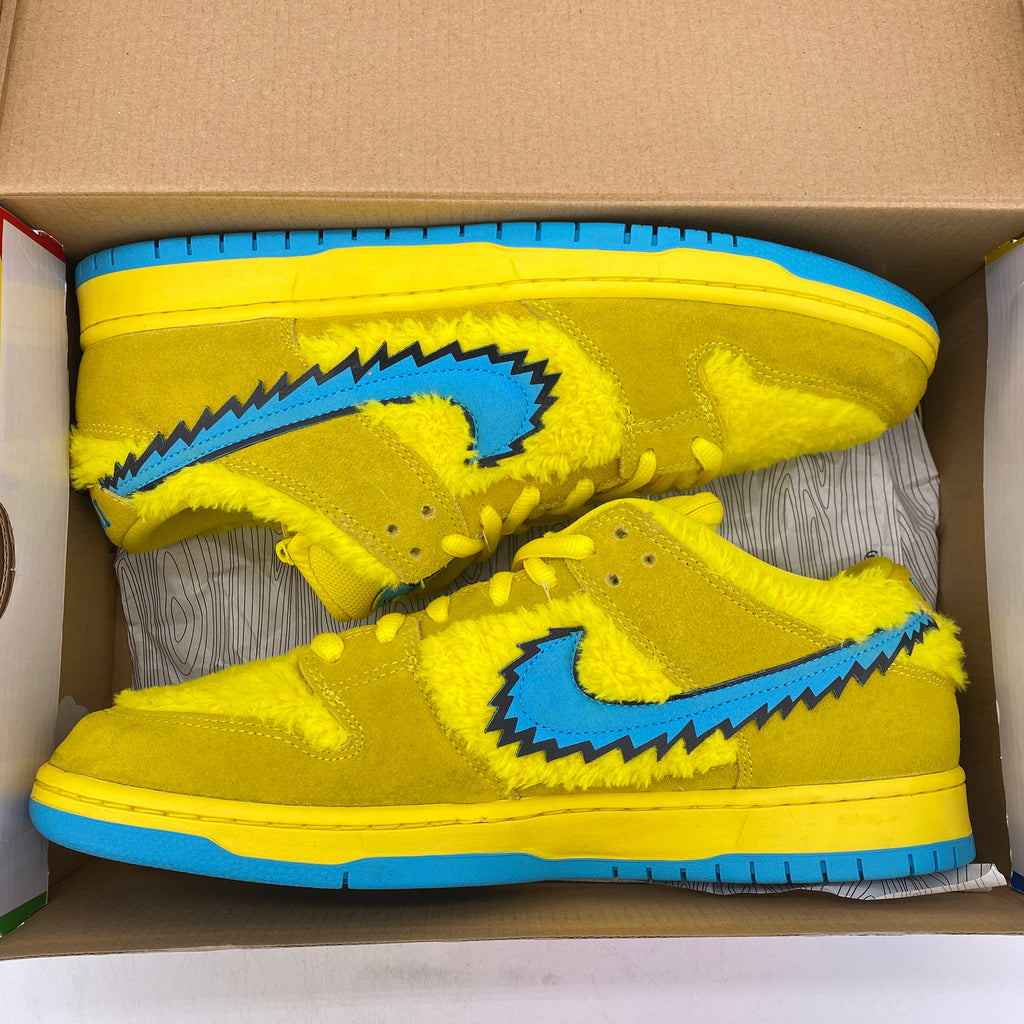 Nike SB Dunk Low "Grateful Dead Yellow" 2020 Used Size 13