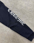 Chrome Hearts Zip Up "VERTICAL LOGO" Black Used Size 2XL