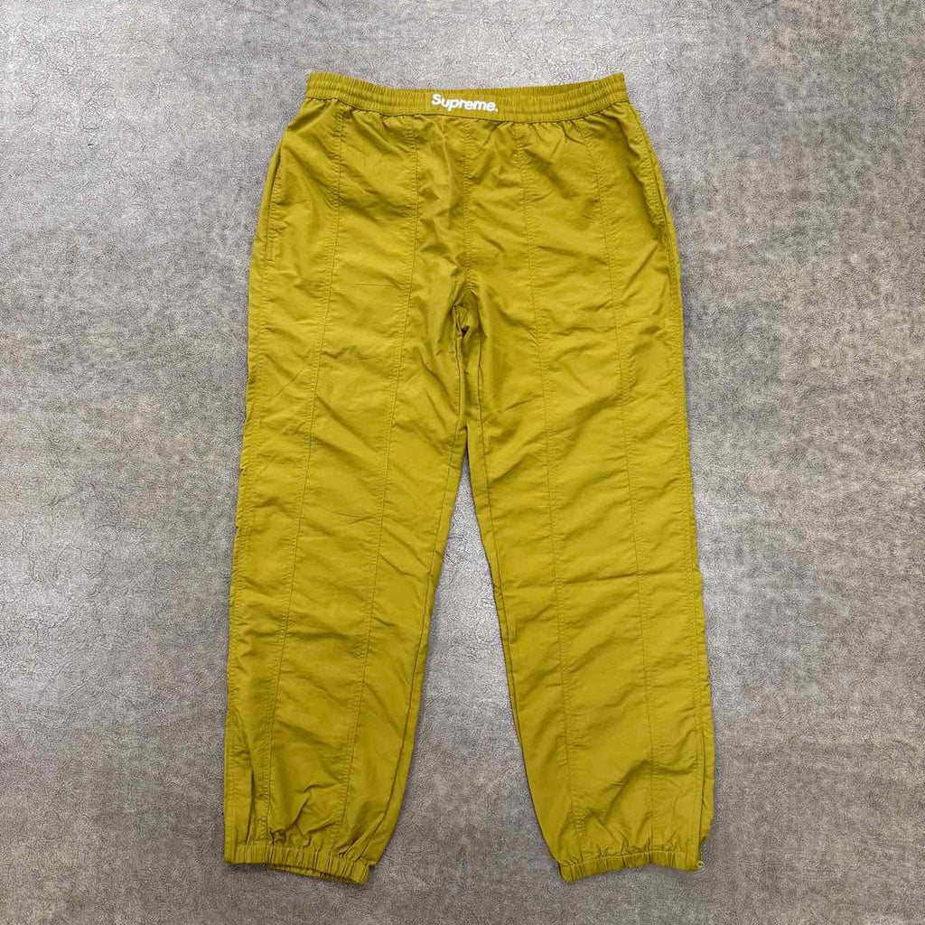 Supreme Track Pants "NYLON" Green Used Size XL
