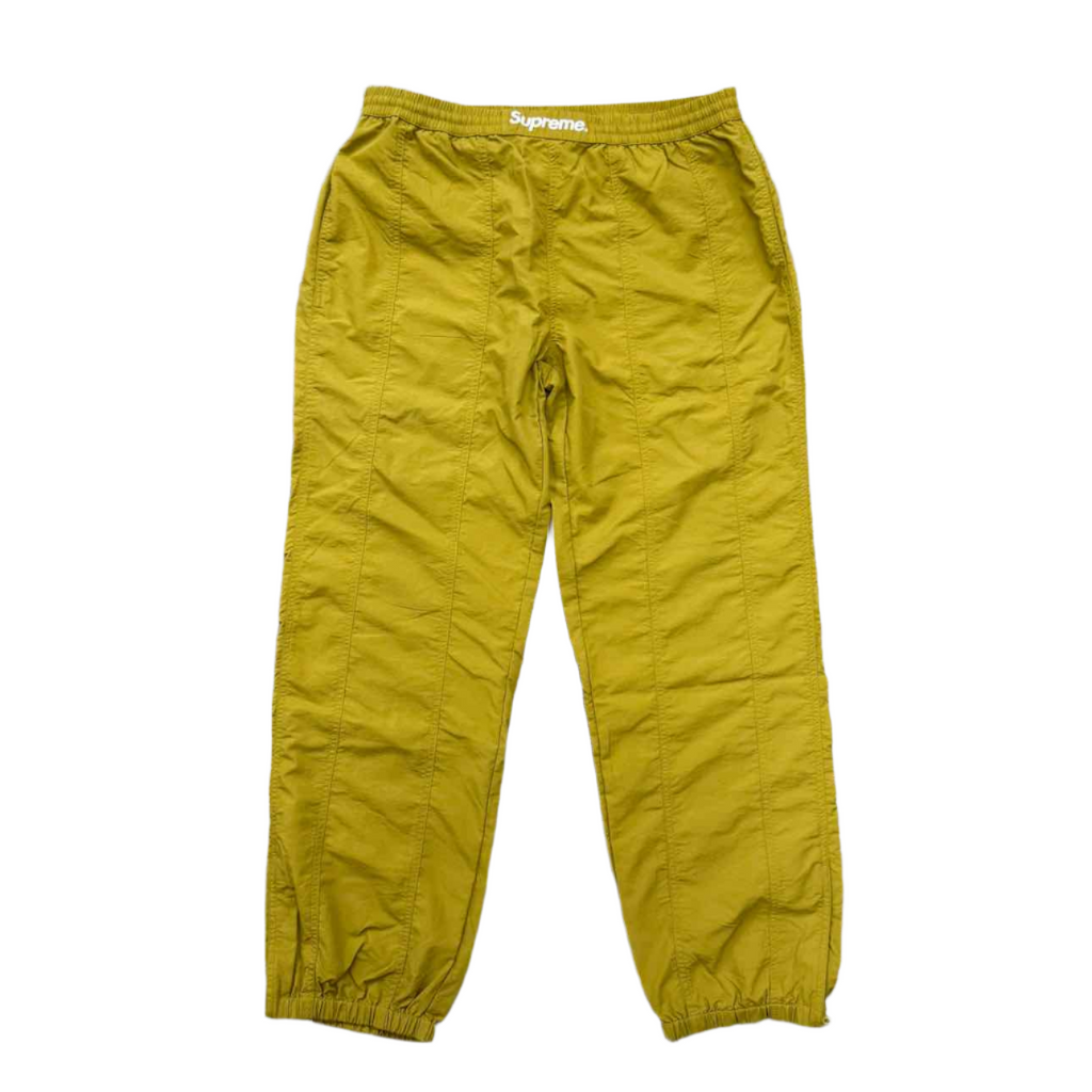 Supreme Track Pants "NYLON" Green Used Size XL