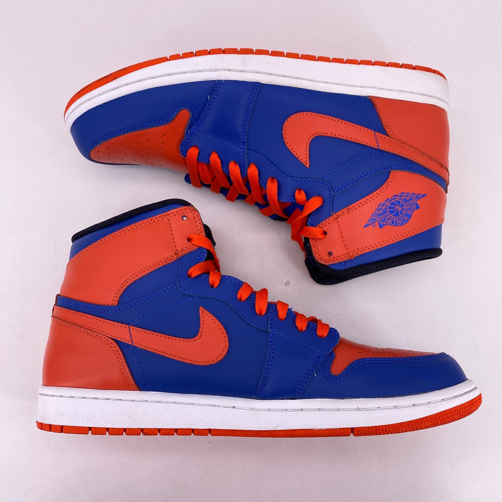 Air Jordan 1 Retro High OG &quot;Knicks&quot; 2013 Used Size 11.5