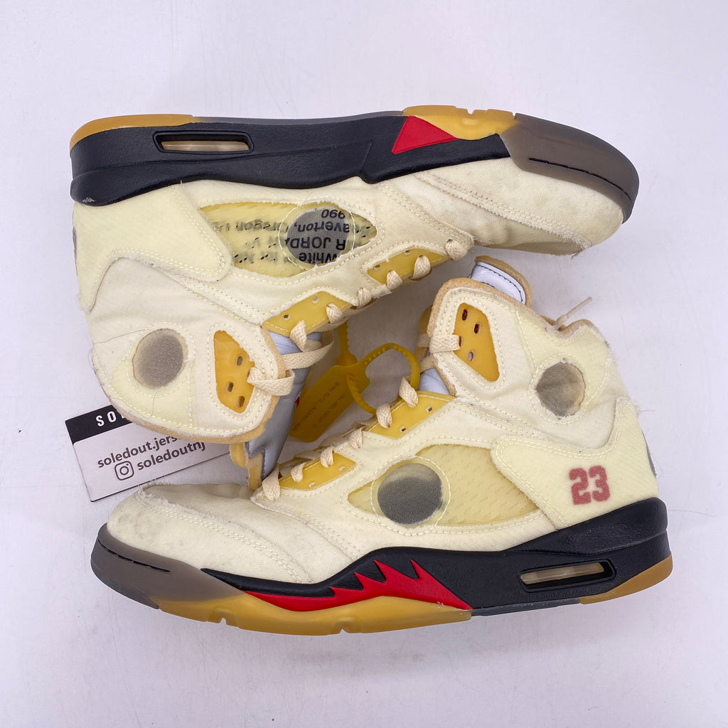 Air Jordan 5 Retro "Ow Sail" 2020 Used Size 10.5