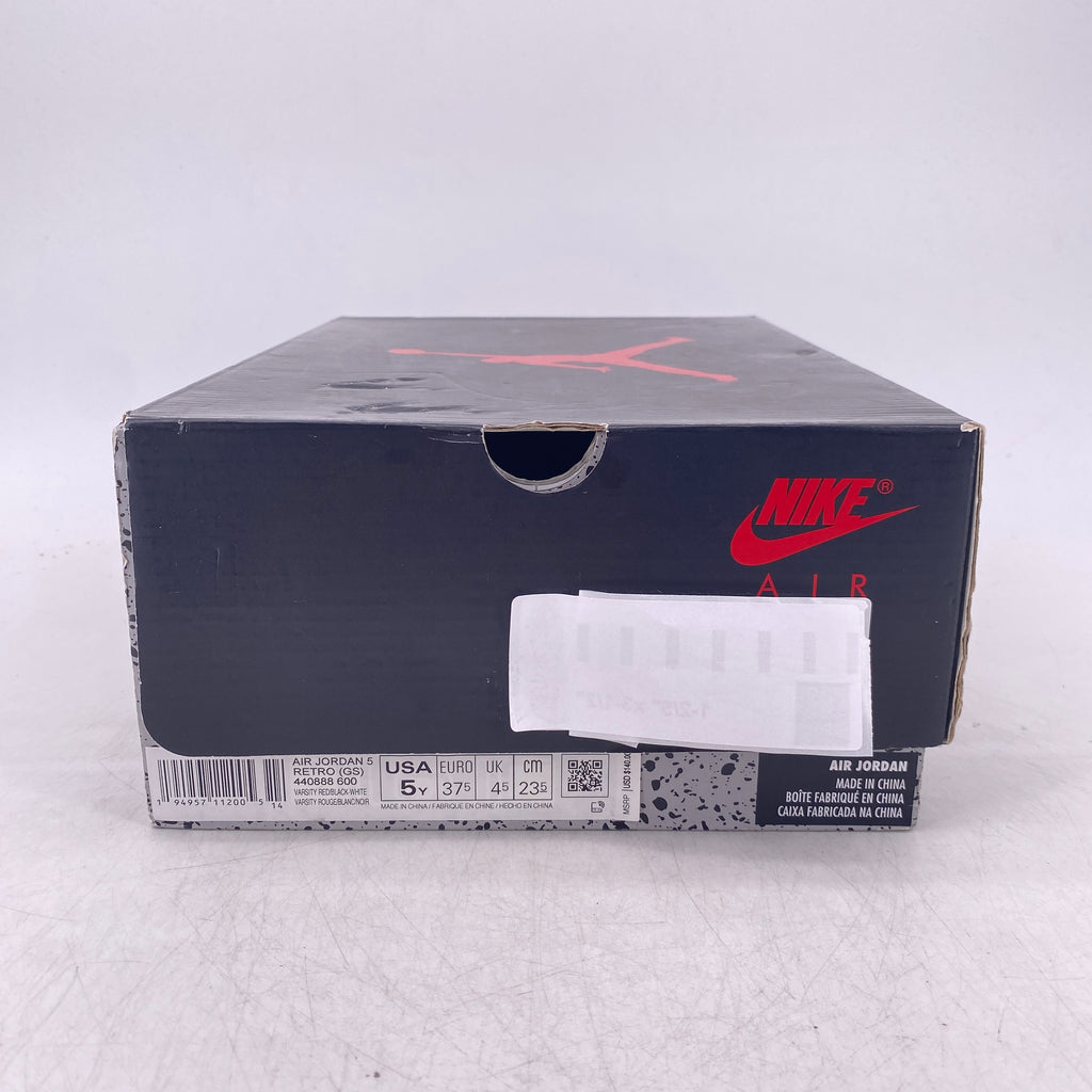Air Jordan (GS) 5 Retro "Raging Bull Red Suede" 2021 Used Size 5Y