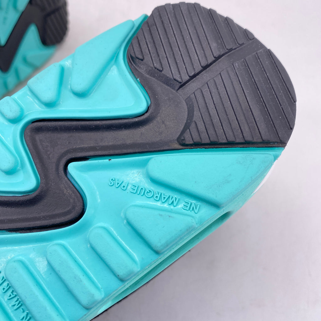 Nike (GS) Air Max 90 "Particle Grey Teal" 2022 New Size 6Y