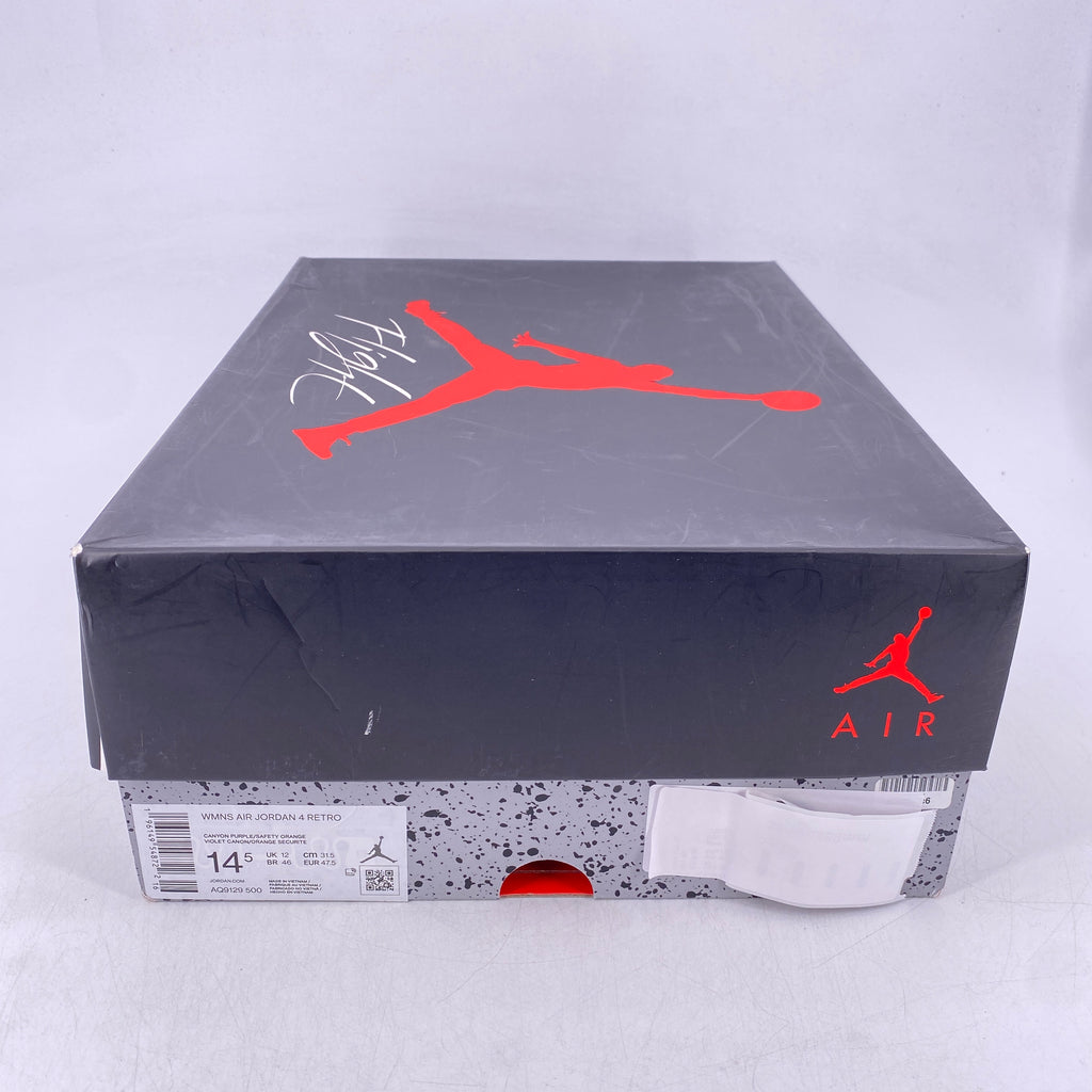 Air Jordan (W) 4 Retro "Canyon Purple" 2022 New Size 14.5W