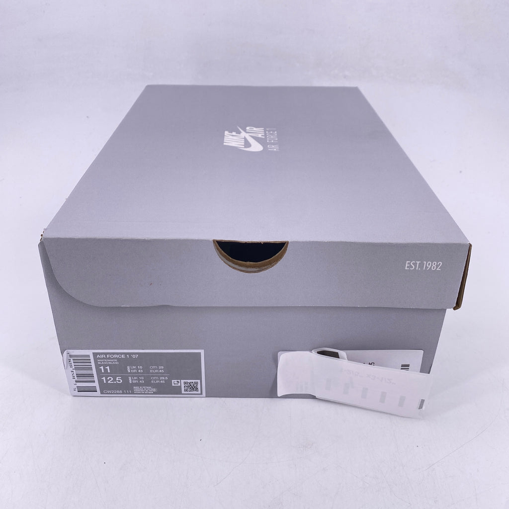 Nike Air Force 1 Low "White" 2007 New Size 11